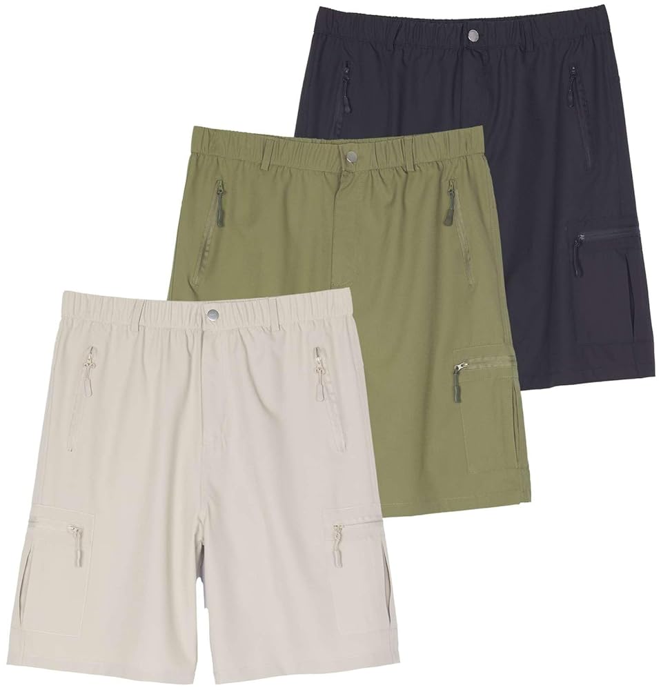 Amazon.com: Real Essentials 2 & 3 Pack: Men's Hiking Cargo